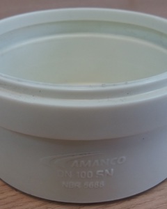 Cover pipe PVC 100mm - Counterpoise NBR 5688